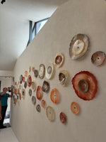 Load image into Gallery viewer, SOLD 60 Terra flowers on the wall

