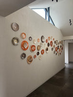 Load image into Gallery viewer, SOLD 60 Terra flowers on the wall
