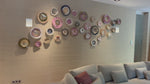 Load and play video in Gallery viewer, SOLD 70  Living room  flowers on the wall
