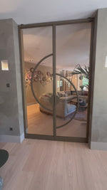 Load and play video in Gallery viewer, SOLD 70  Living room  flowers on the wall
