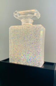Silver Gems Holografic Perfume Bottle