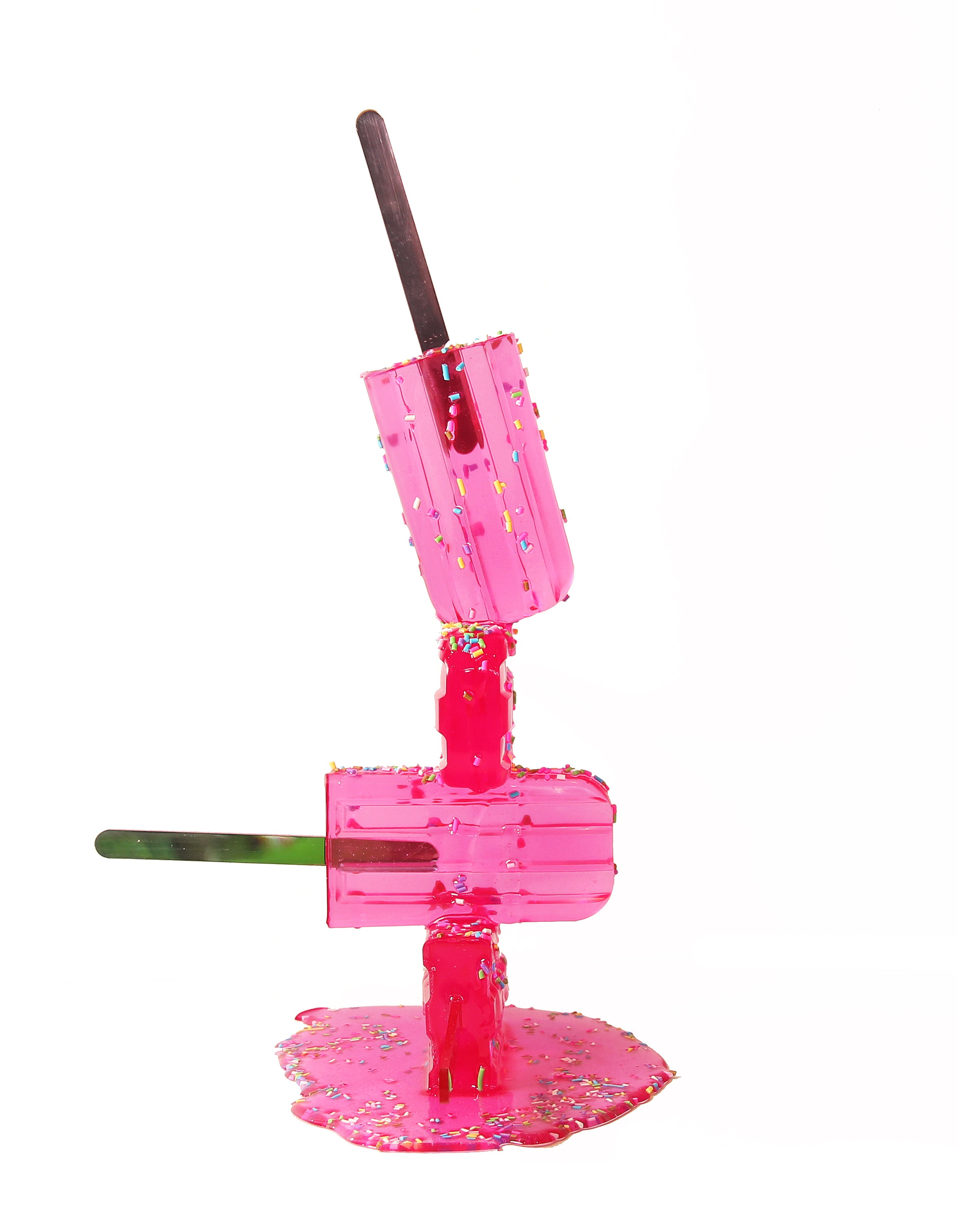 Bubblegum Spinkled Melting Pops