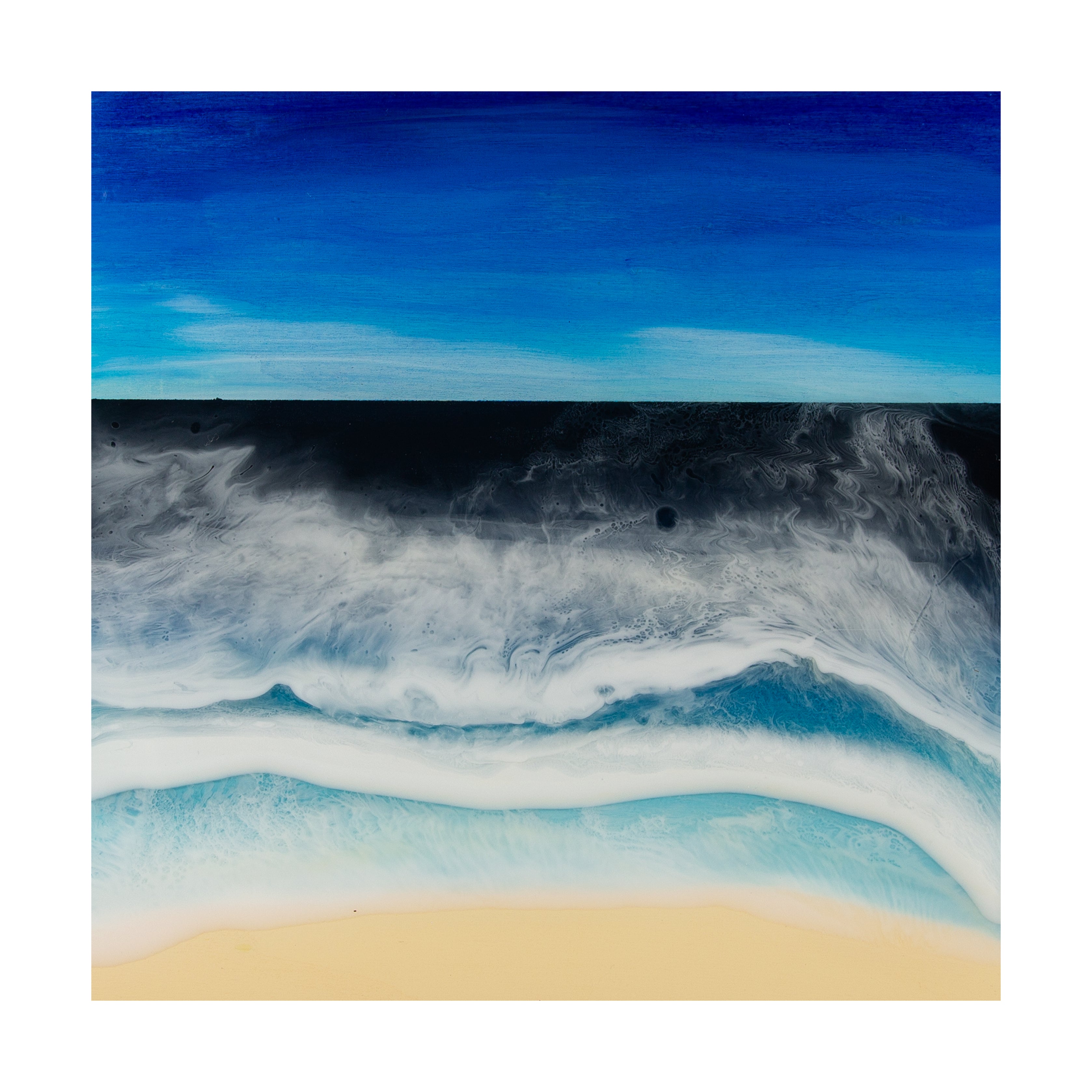 Acrylic Beach & Wild Waves 1