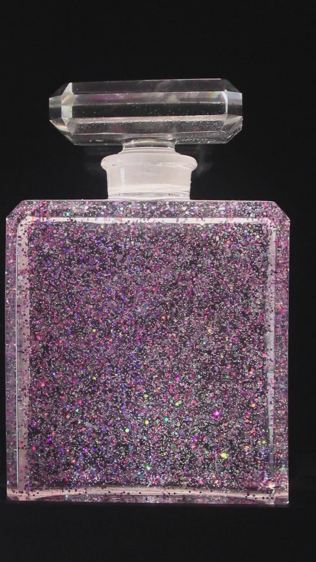 Lilac Shine Holografic Perfume Bottle