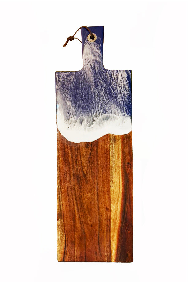 Walnut Ocean Dark Blue Charcuterie Board
