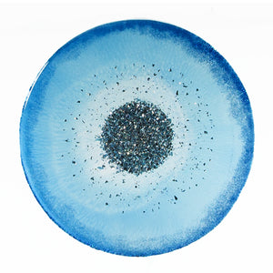 Air Blue & Silver Oriental Mandala