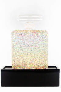 Silver Gems Holografic Perfume Bottle