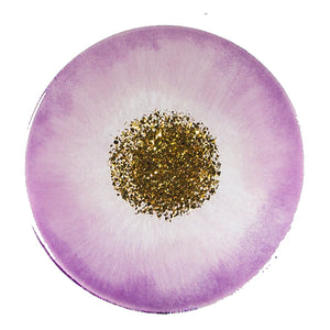 Violet Purple & Gold Oriental Mandala