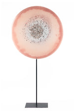 Load image into Gallery viewer, Coral Pink &amp; Silver Oriental Mandala
