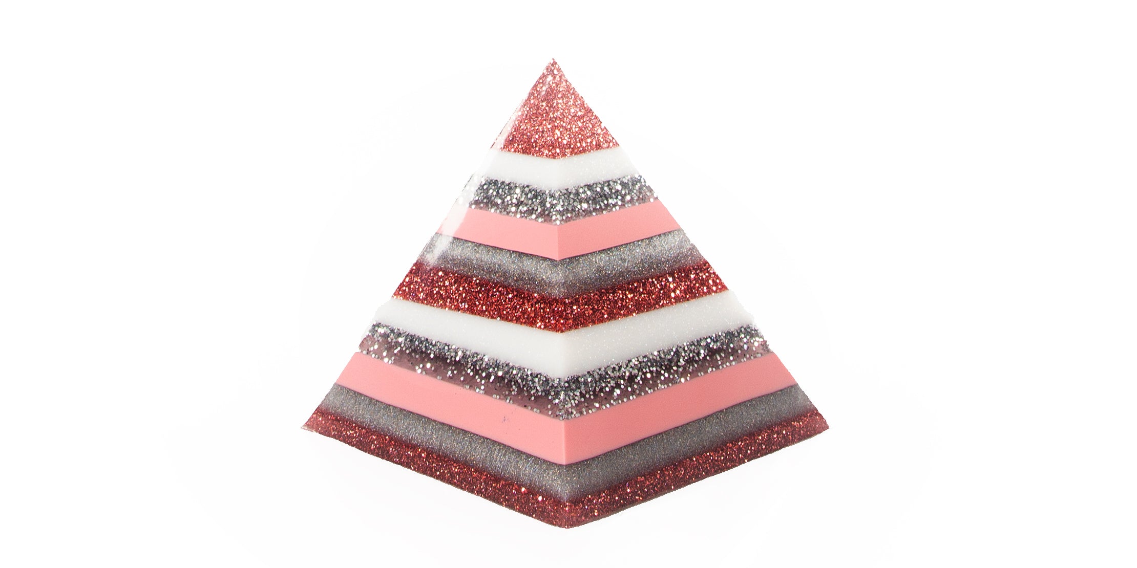Rose Saffier Pyramid